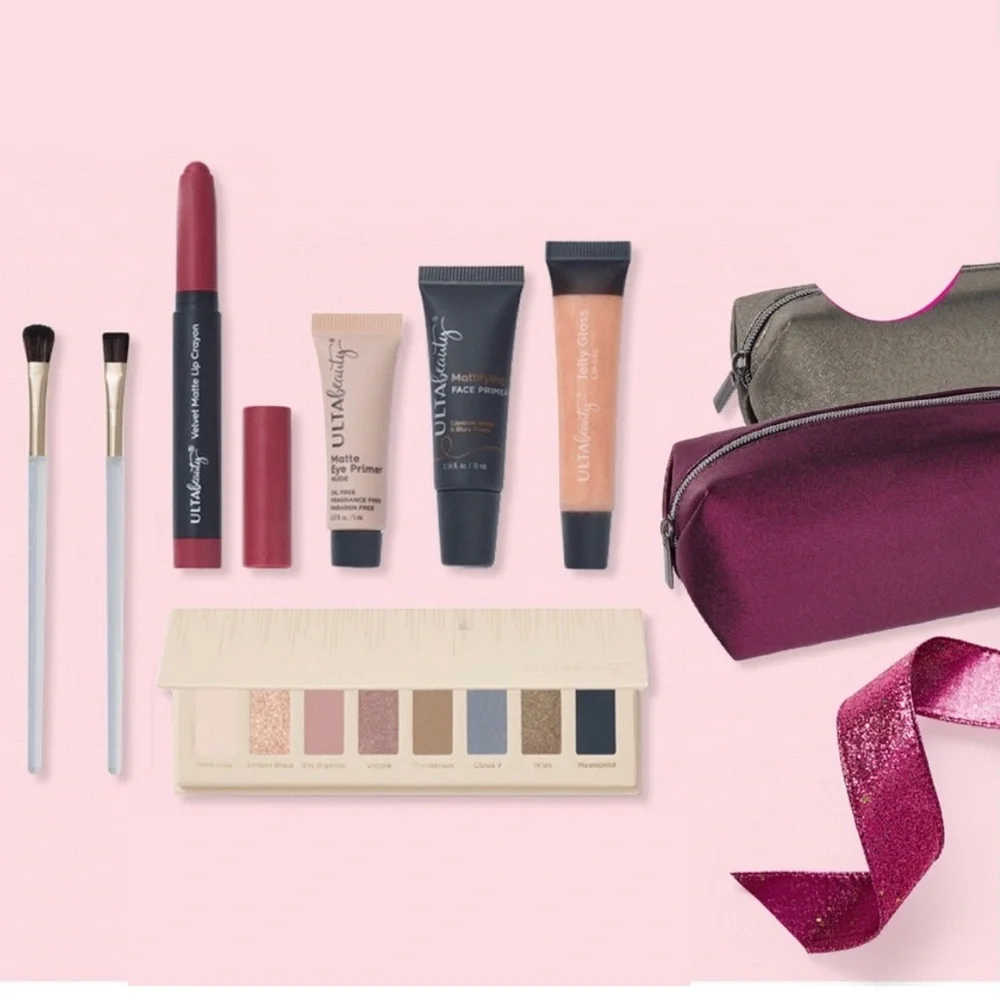 5 for25⚡️Ulta Beauty Gunmetal Gray Cosmetic Bag